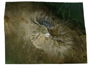 Mount Kilimanjaro Volcano Tanzania Terrain 3D 모델