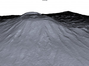 Mount Kilimanjaro Volcano Tanzania Terrain 3D 모델