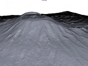 Mount Kilimanjaro Volcano Tanzania Terrain 3D Model