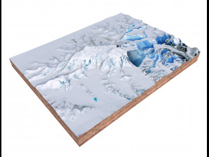 Mount Logan Mountain Canada Terrain Modelo 3D