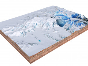 Mount Logan Mountain Canada Terrain Modelo 3D