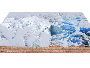 Mount Logan Mountain Canada Terrain Modelo 3D