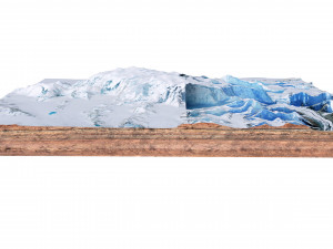 Mount Logan Mountain Canada Terrain Modelo 3D