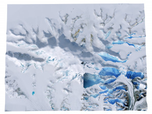 Mount Logan Mountain Canada Terrain Modelo 3D
