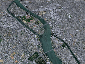 Cairo Egypt city 130km 3D Model