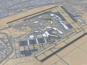Cairo Egypt city 130km 3D Model