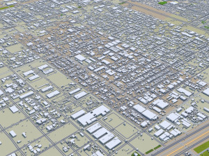 Cairo Egypt city 130km 3D Model