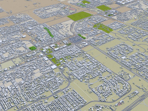 Cairo Egypt city 130km 3D Model
