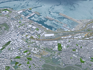 Cape Town city South Africa 3D मॉडल