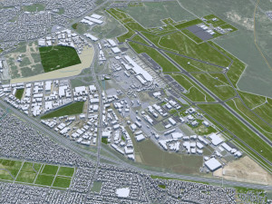 Cape Town city South Africa 3D मॉडल