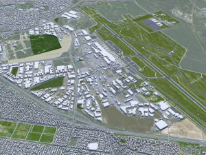 Cape Town city South Africa 3D Model