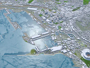 Cape Town city South Africa 3D Model