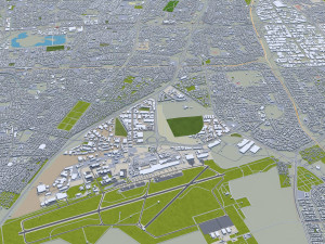 Cape Town city South Africa 3D मॉडल