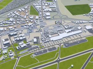 Cape Town city South Africa 3D मॉडल