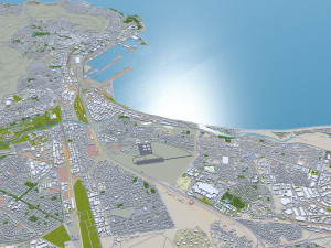 Cape Town city South Africa 3D मॉडल