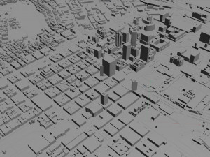 Cape Town city South Africa 3D मॉडल