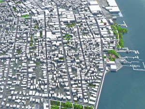 Charleston city South Carolina USA 3D Model