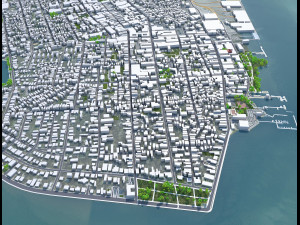 Charleston city South Carolina USA 3D मॉडल