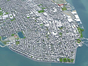 Charleston city South Carolina USA 3D Model