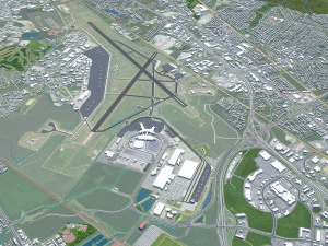 Charleston city South Carolina USA 3D Model