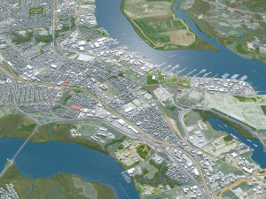 Charleston city South Carolina USA 3D मॉडल