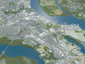 Charleston city South Carolina USA 3D Model