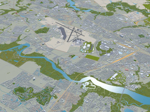 Charleston city South Carolina USA 3D मॉडल