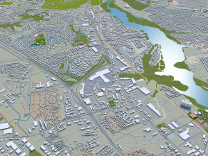 Charleston city South Carolina USA 3D मॉडल