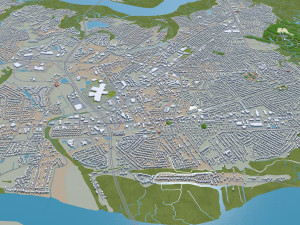 Charleston city South Carolina USA 3D मॉडल