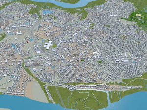 Charleston city South Carolina USA 3D Model