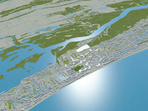 Charleston city South Carolina USA 3D Model