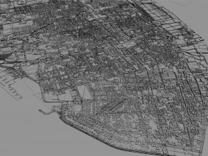 Charleston city South Carolina USA 3D Model