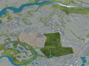Charleston city South Carolina USA 3D मॉडल