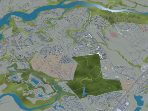 Charleston city South Carolina USA 3D Model