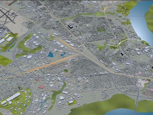 Charleston city South Carolina USA 3D मॉडल