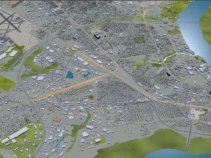 Charleston city South Carolina USA 3D Model