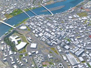 Chattanooga Tennessee city USA Modelo 3D