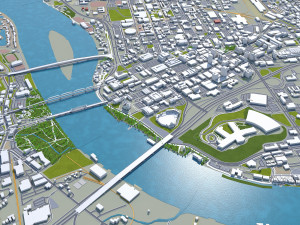 Chattanooga Tennessee city USA Modelo 3D