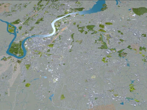 Chattanooga Tennessee city USA 3D Model