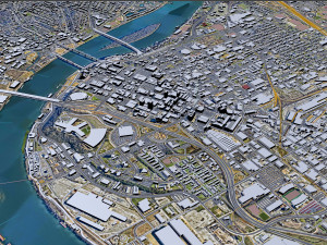 Chattanooga Tennessee city USA Modelo 3D