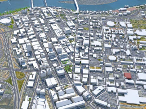 Chattanooga Tennessee city USA 3D Model