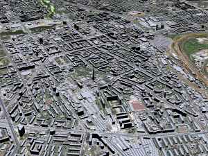 Chelyabinsk city Russia 70km 3D Model