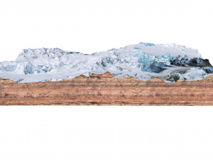 Mount Marcus Baker Alaska terrain 3D Model