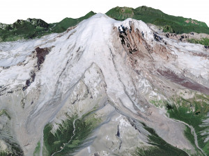 Mount Rainier Washington USA terrain 3D 模型