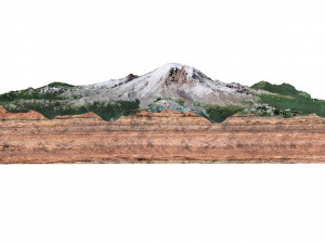 Mount Rainier Washington USA terrain 3D 模型
