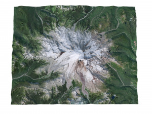 Mount Rainier Washington USA terrain 3D 模型