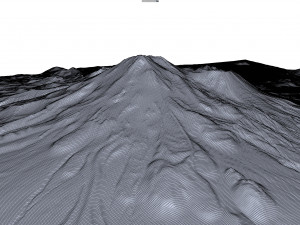 Mount Shasta California USA Terrain Modèle 3D