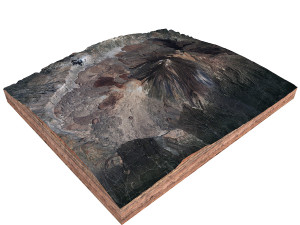 Mount Teide Spain Terrain  3D Model