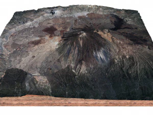 Mount Teide Spain Terrain 3D Model