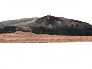 Mount Teide Spain Terrain Modèle 3D